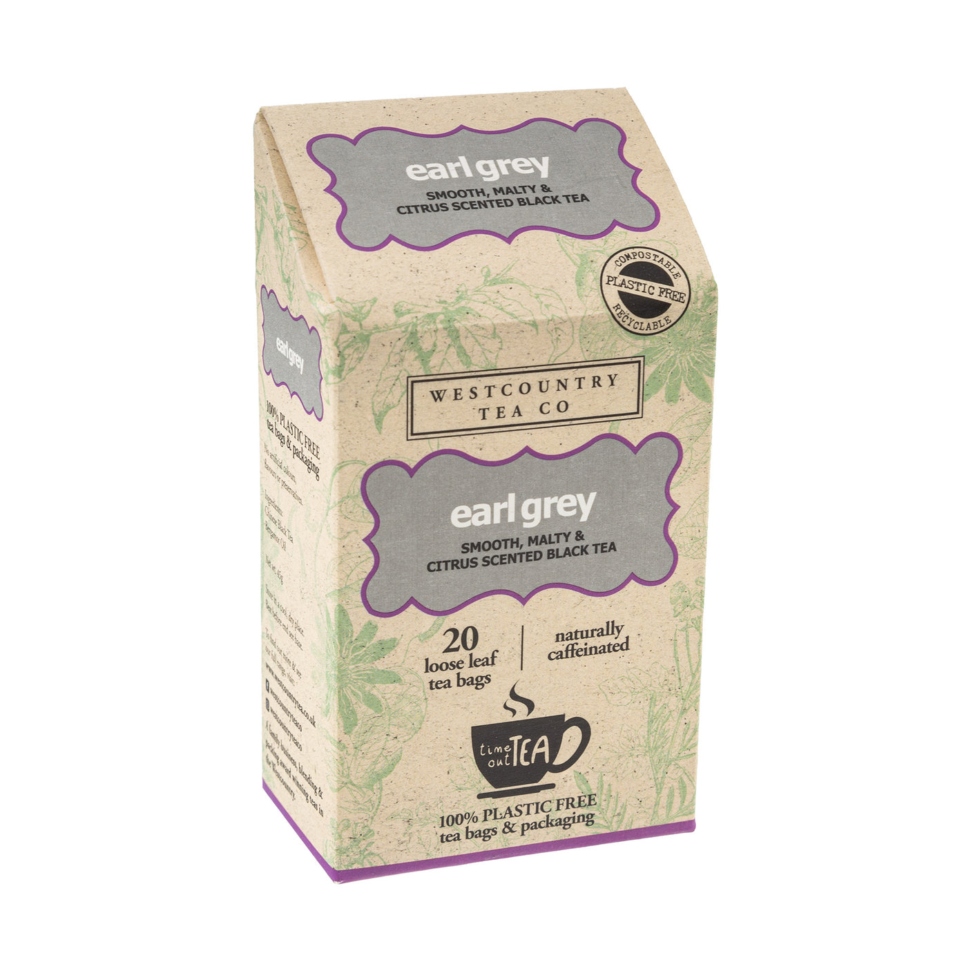 Westcountry Tea Co - Earl Grey - 20 Loose Leaf Bags 45g