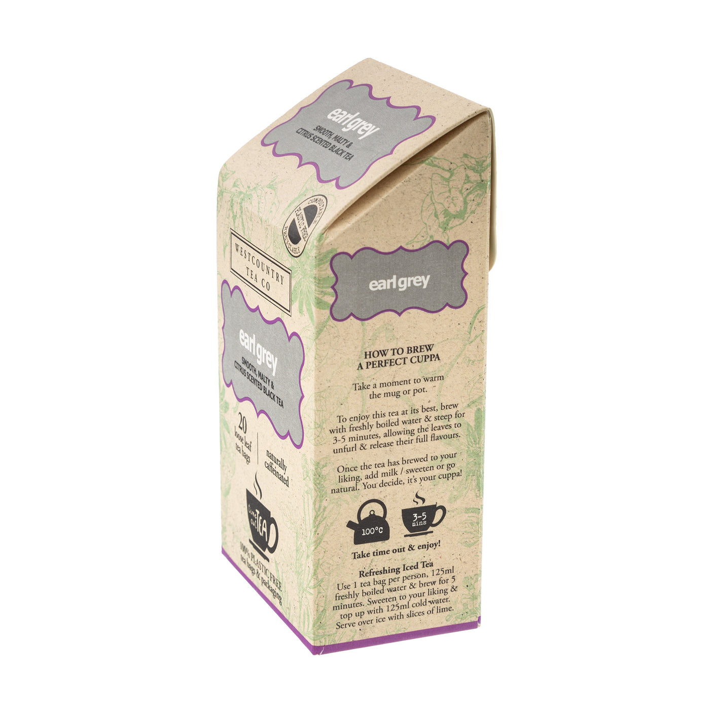 Westcountry Tea Co - Earl Grey - 20 Loose Leaf Bags 45g