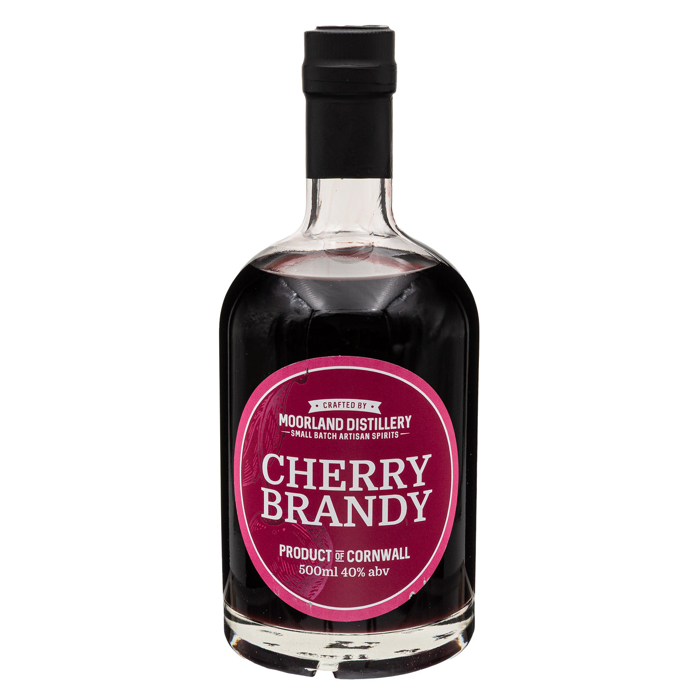 Lobbs Farm Shop, Heligan, Cornwall - Moorland Distillery - Cherry Brandy 500ml - Made in Cornwall