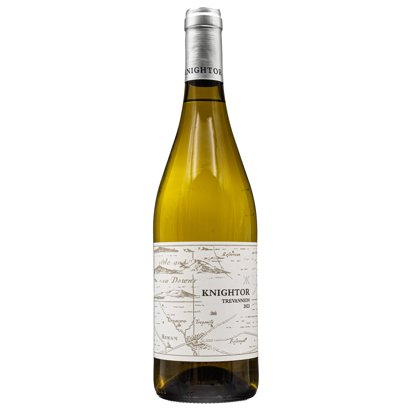 Lobbs Farm Shop, Heligan, Cornwall - Knightor Winery - Trevannion White Wine 75cl - Made in Cornwall