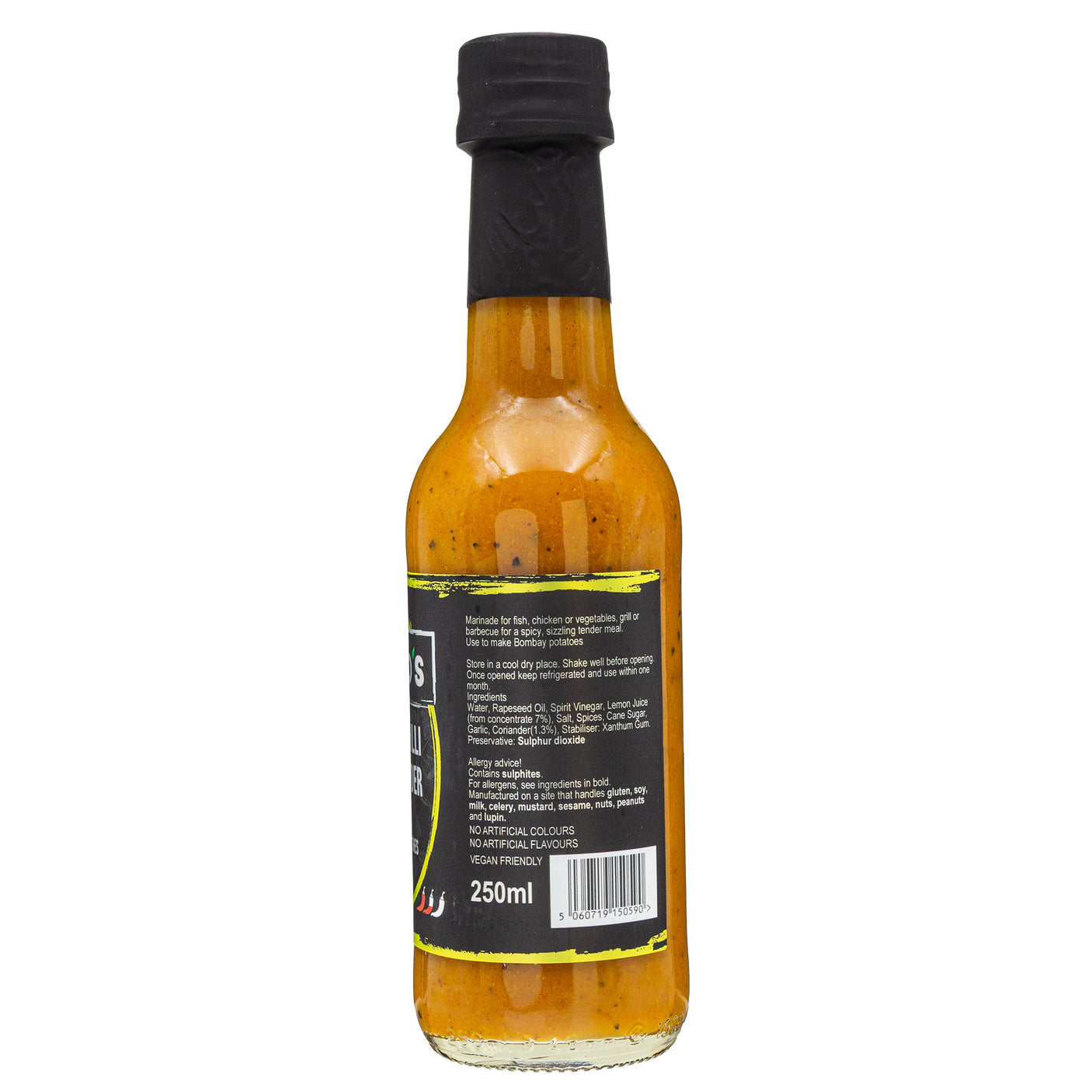 Lobbs Farm Shop, Heligan, Cornwall - Jethro's - Lemon, Chilli & Coriander 250ml