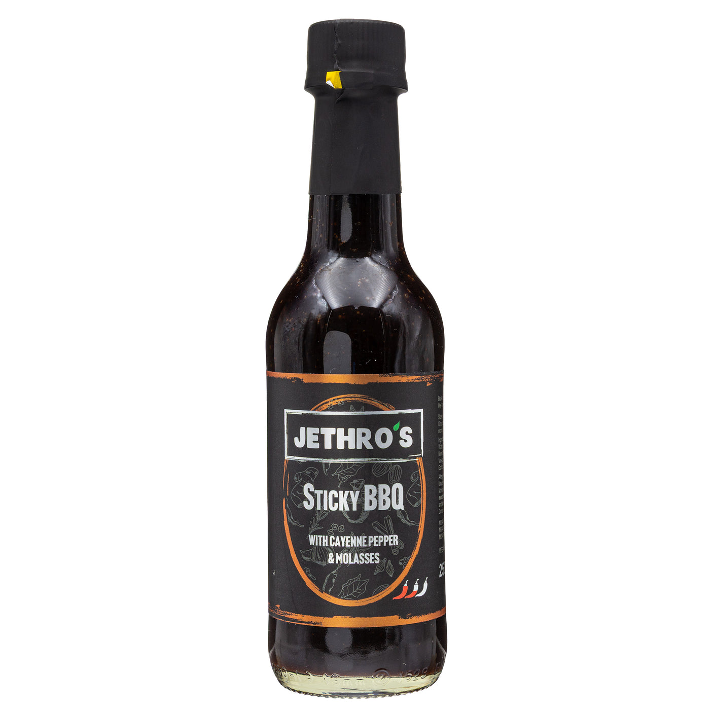 Lobbs Farm Shop, Heligan, Cornwall - Jethro's - Sticky BBQ Glaze 250ml