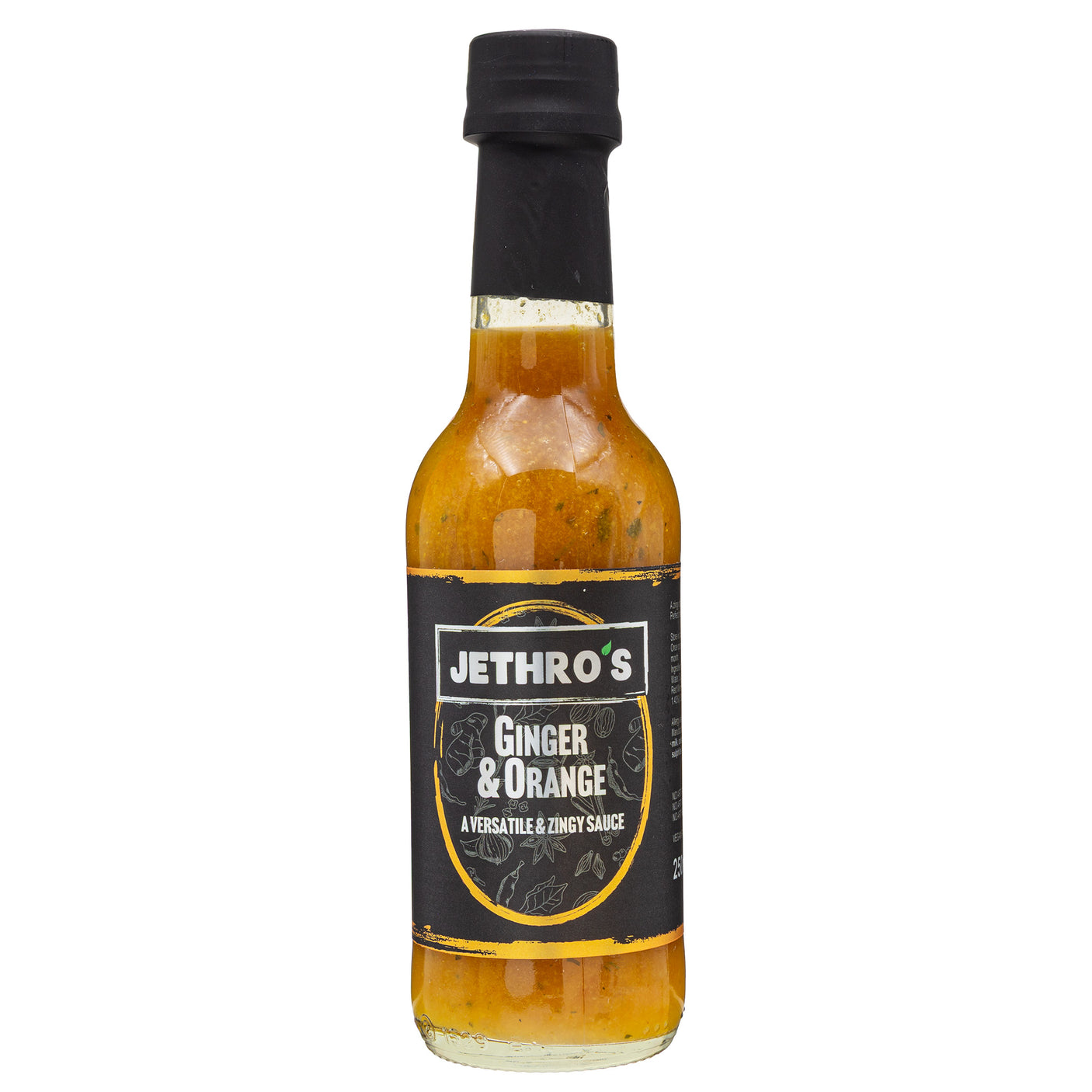 Lobbs Farm Shop, Heligan, Cornwall - Jethro's - Ginger & Orange 250ml