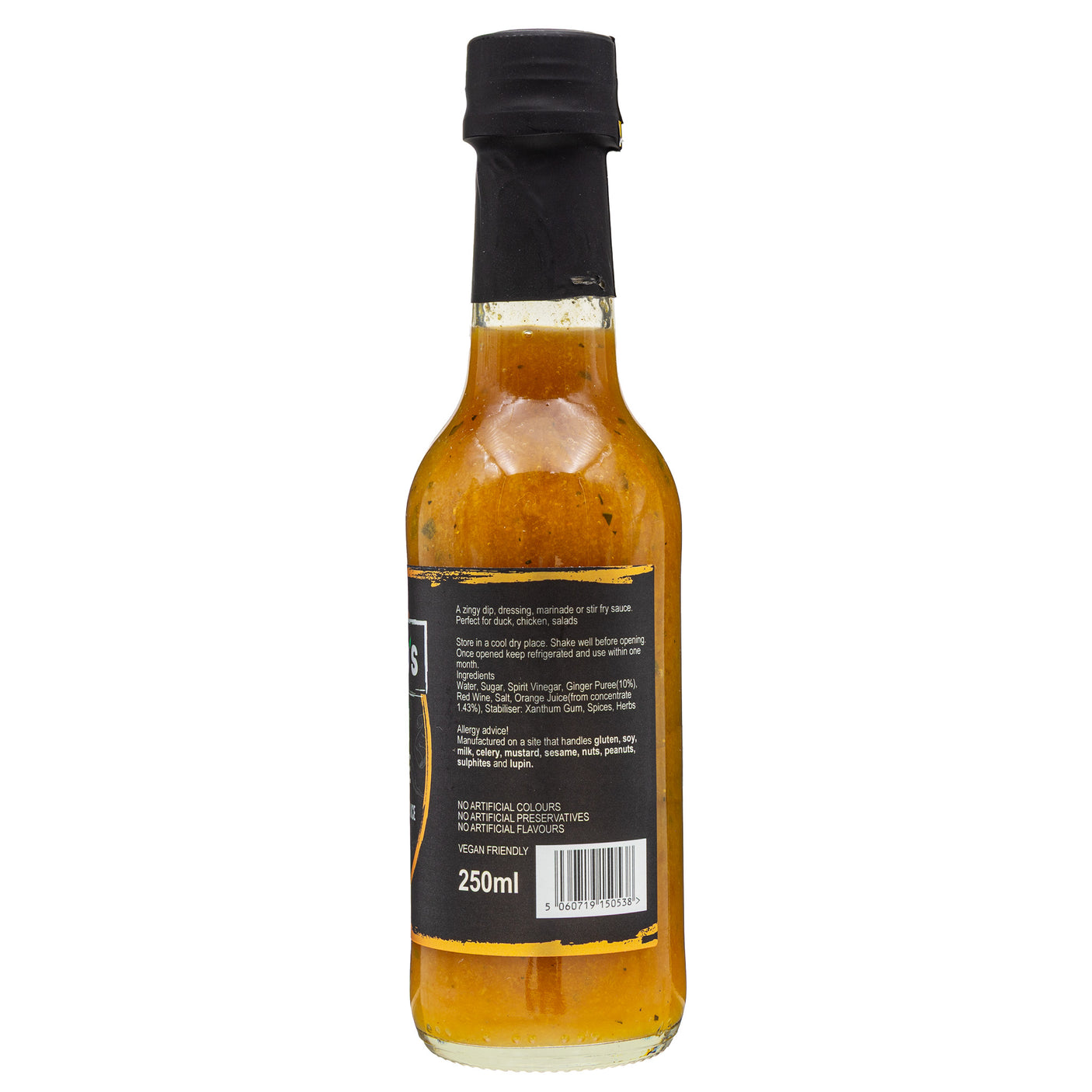 Lobbs Farm Shop, Heligan, Cornwall - Jethro's - Ginger & Orange 250ml