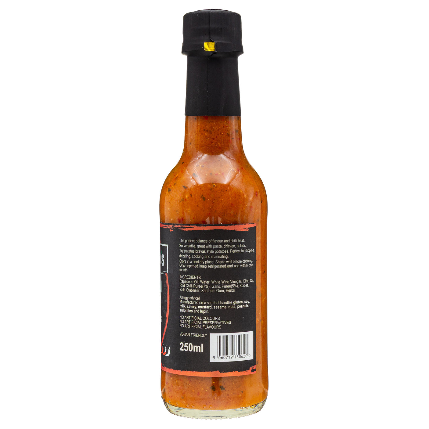 Lobbs Farm Shop, Heligan, Cornwall - Jethro's - Red Chilli & Garlic 250ml