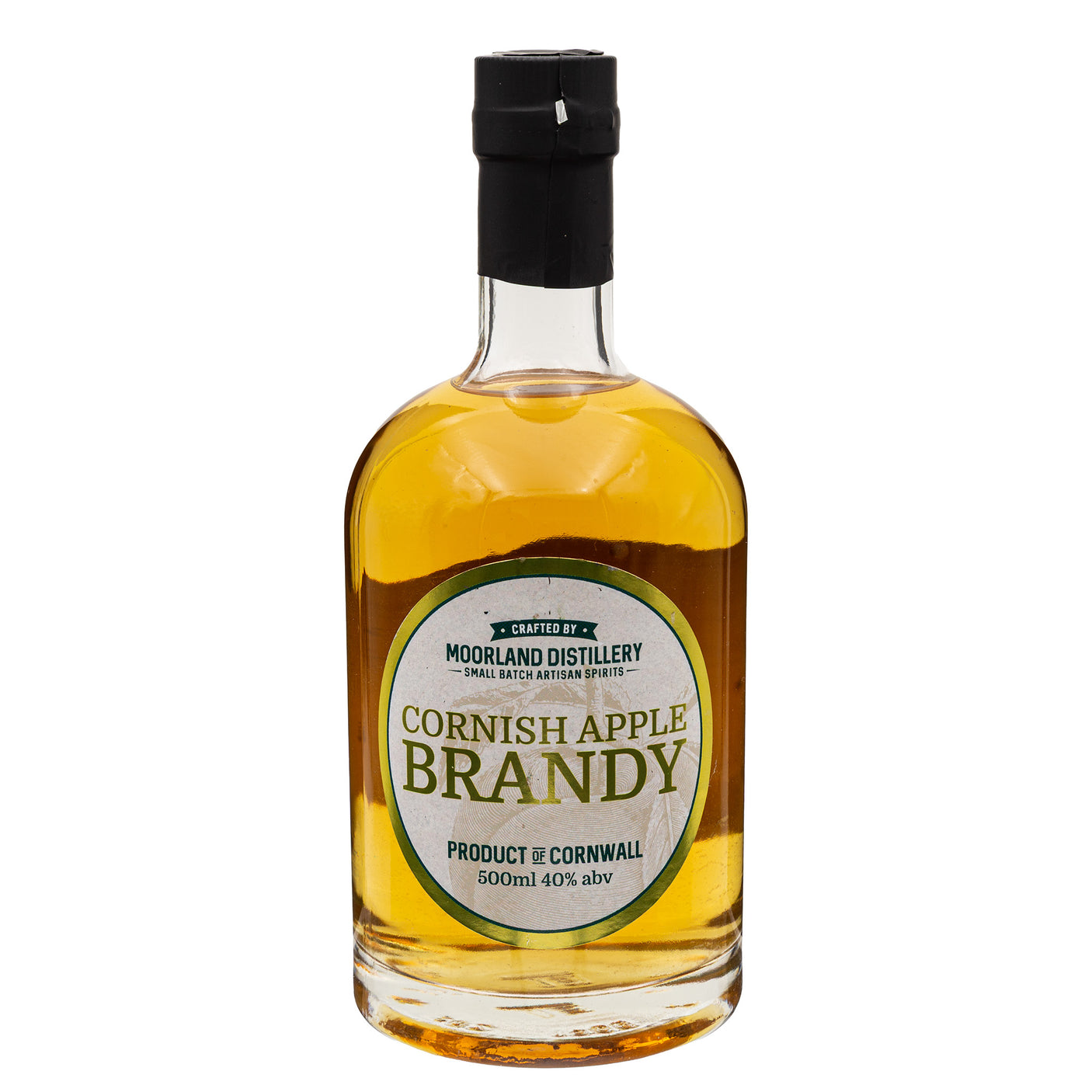 Lobbs Farm Shop, Heligan, Cornwall - Moorland Distillery - Cornish Apple Brandy 500ml - Made in Cornwall