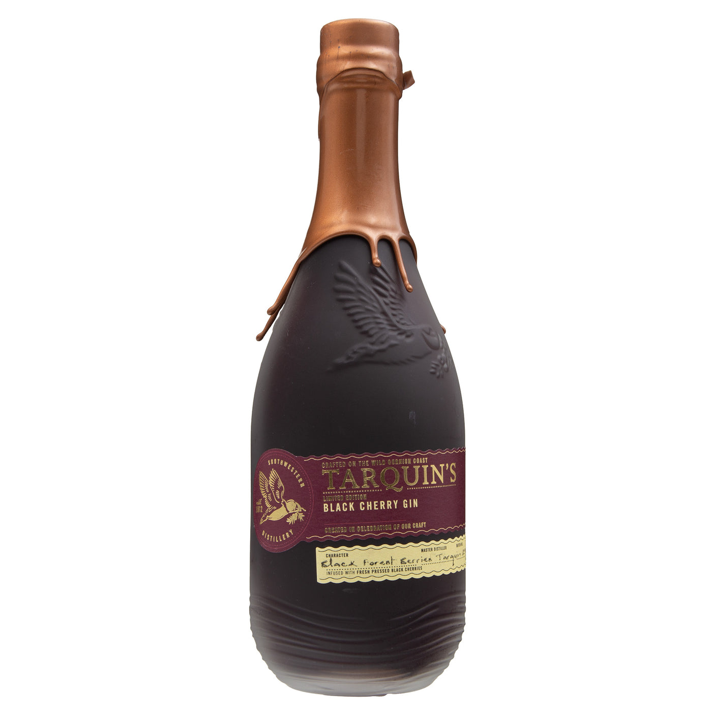 Lobbs Farm Shop, Heligan - Southwestern Distillery - Tarquin's Black Cherry Gin 70cl - Made in Cornwall