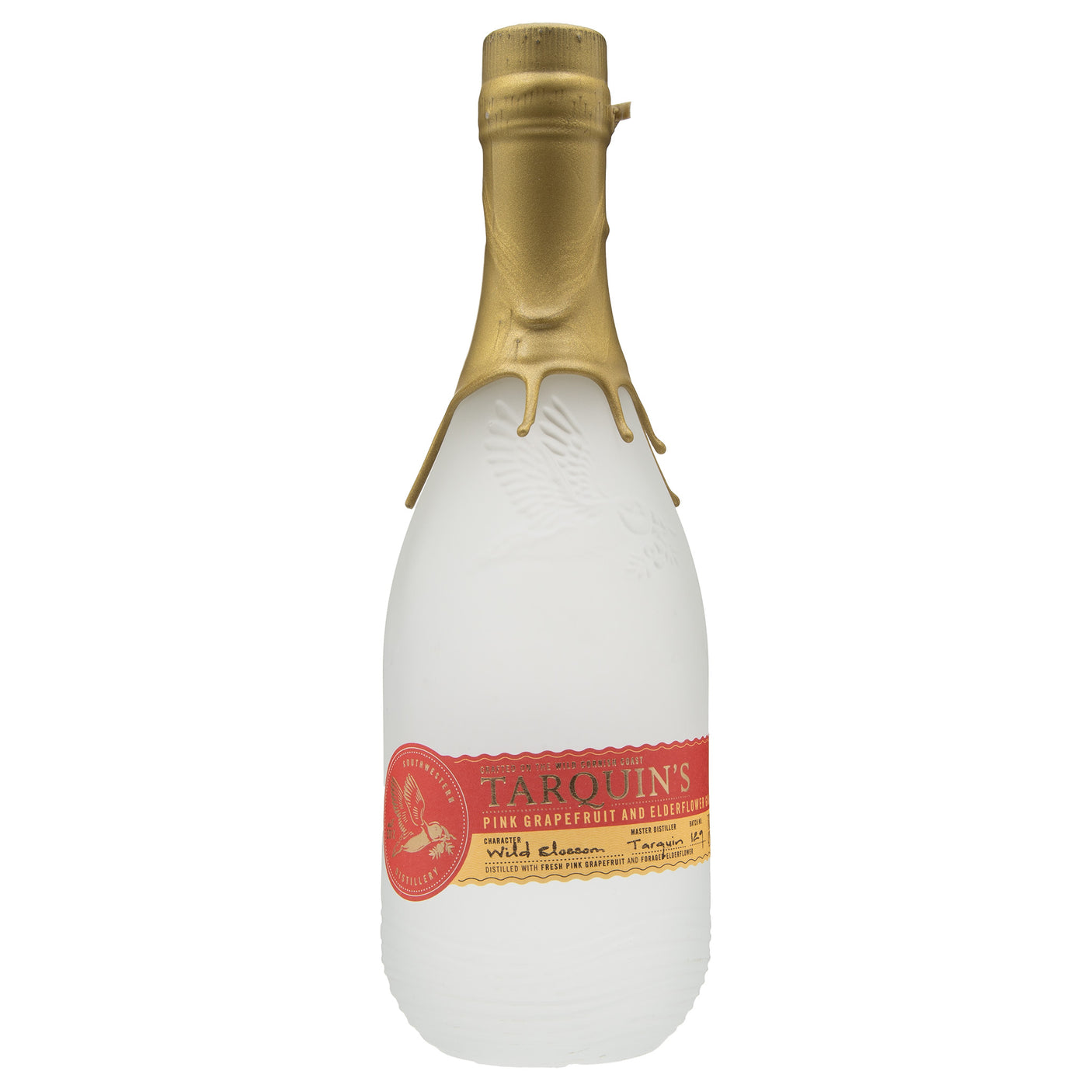 obbs Farm Shop, Heligan - Southwestern Distillery - Tarquin's Pink Grapefruit & Elderflower Gin 70cl - Made in Cornwall