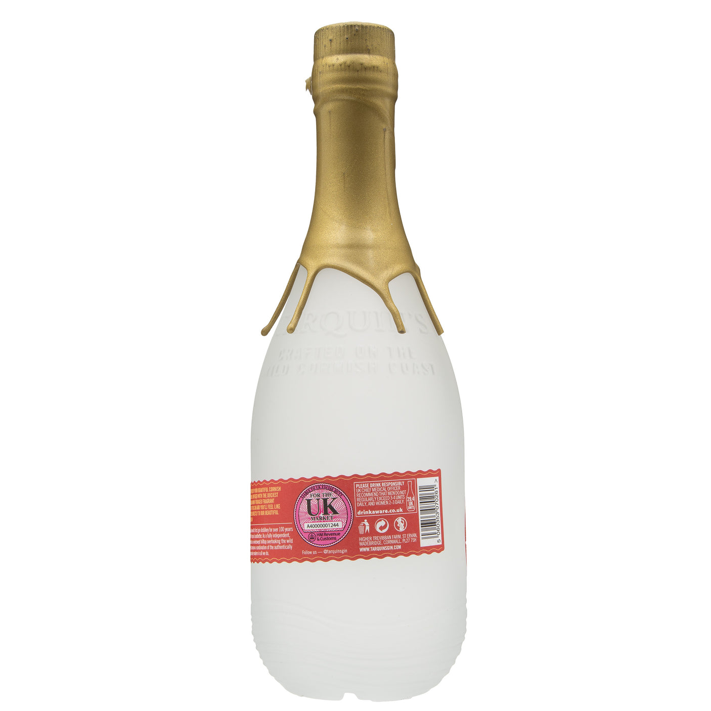 obbs Farm Shop, Heligan - Southwestern Distillery - Tarquin's Pink Grapefruit & Elderflower Gin 70cl - Made in Cornwall