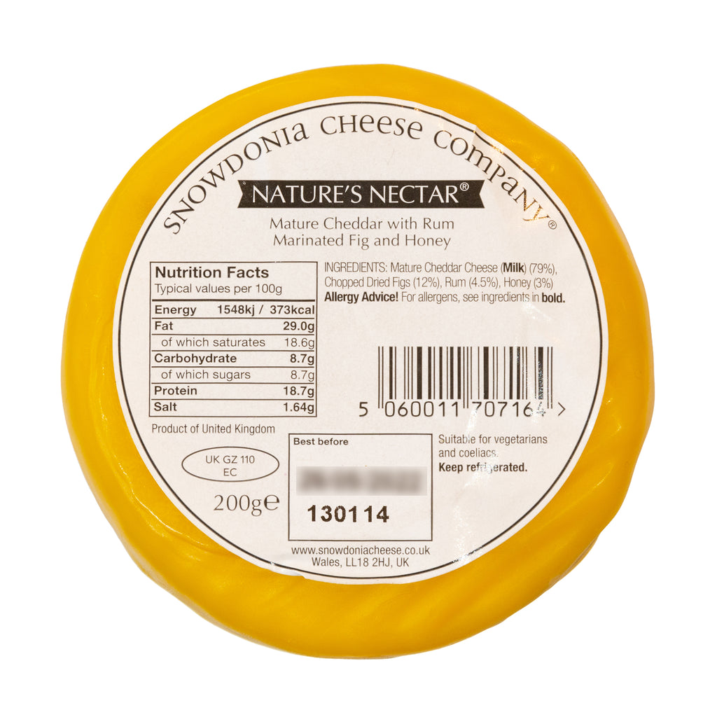 Snowdonia Cheese Company - Nature's Nectar Chedder 200g
