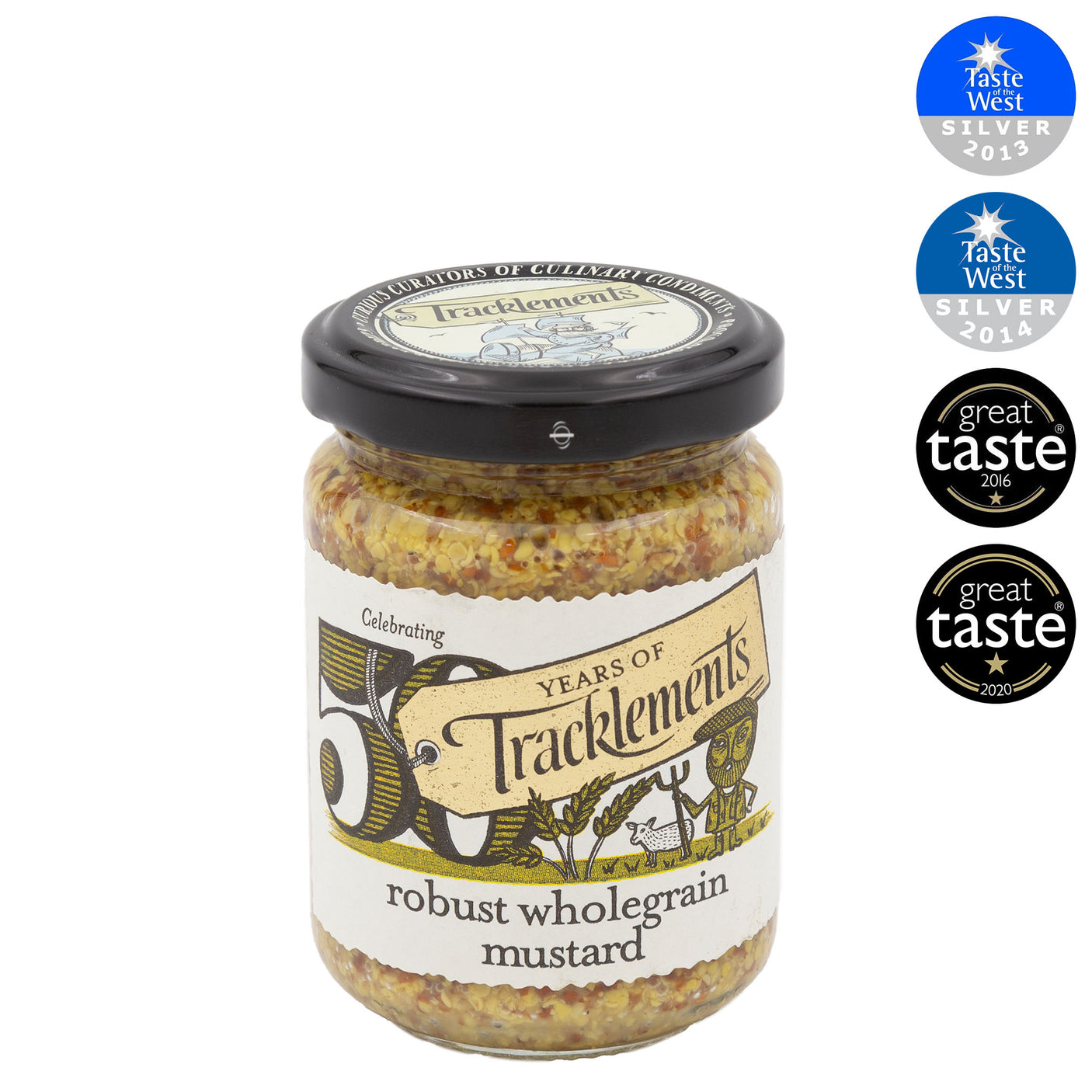 Tracklements - Robust Wholegrain Mustard 140g