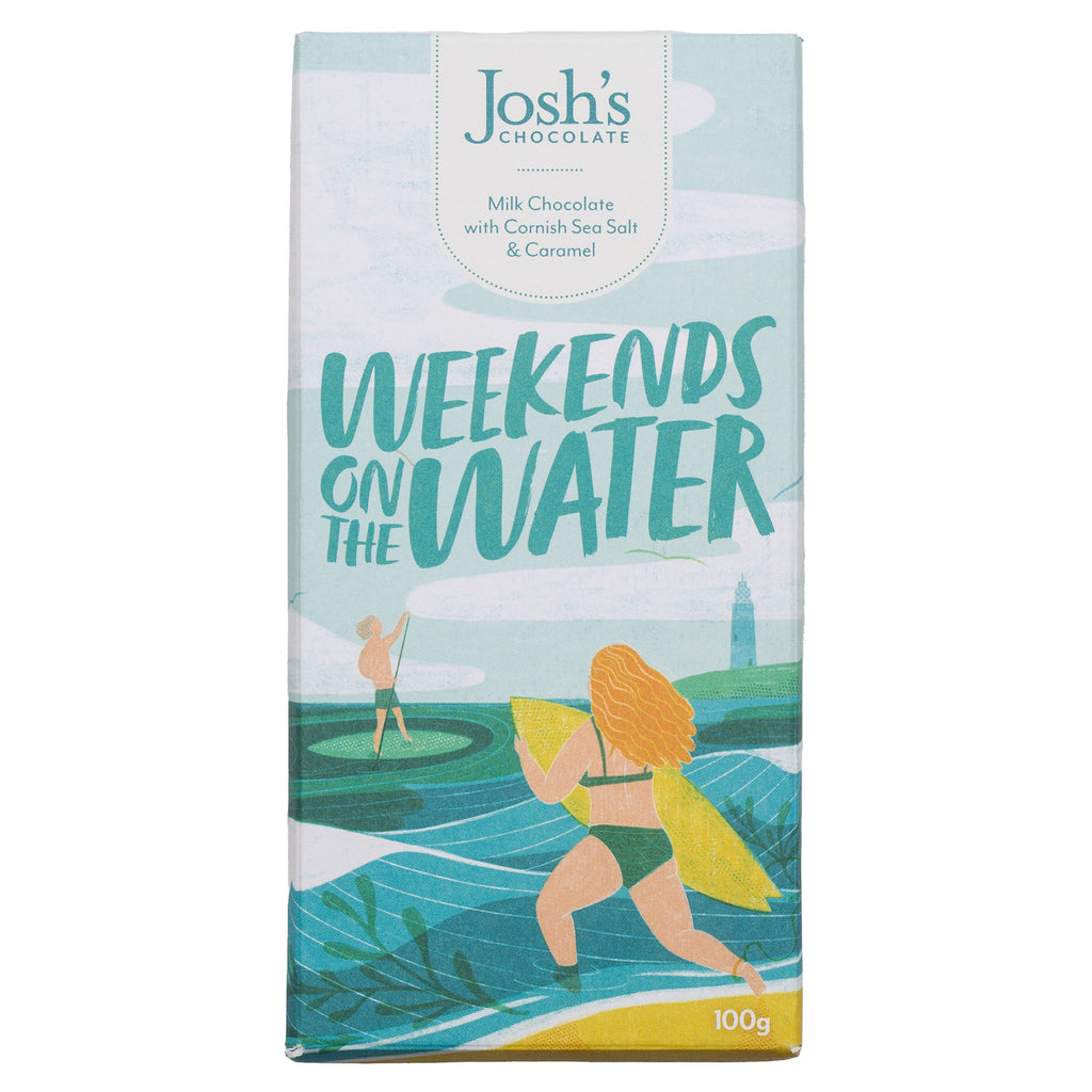 Josh's Chocolate - Weekends On The Water 100g - Made in Cornwall