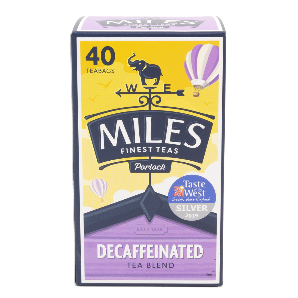 Miles - Decaffeinated 40 Tea Bags 125g
