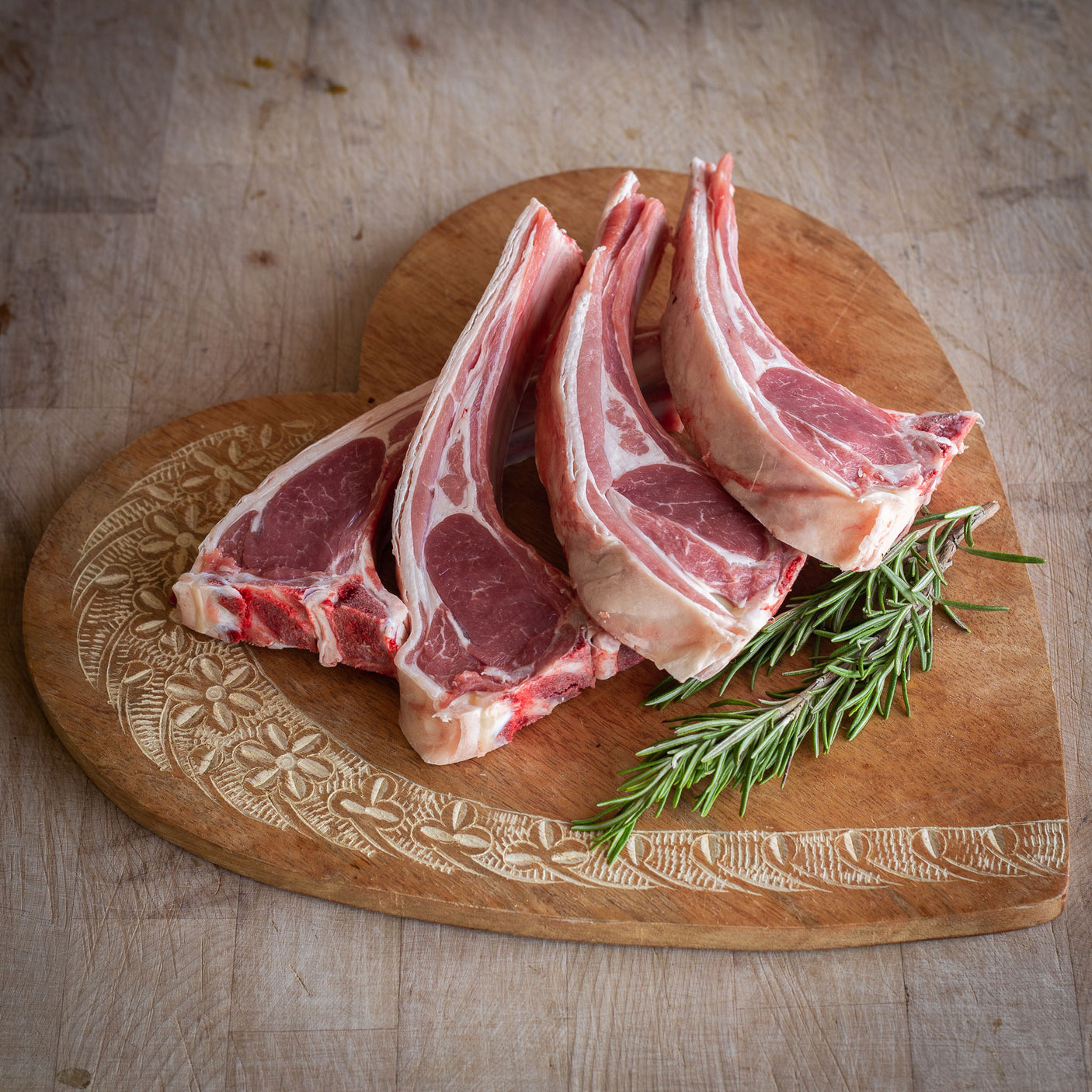 Lobbs Own Grass Fed Lamb - Best End Cutlet