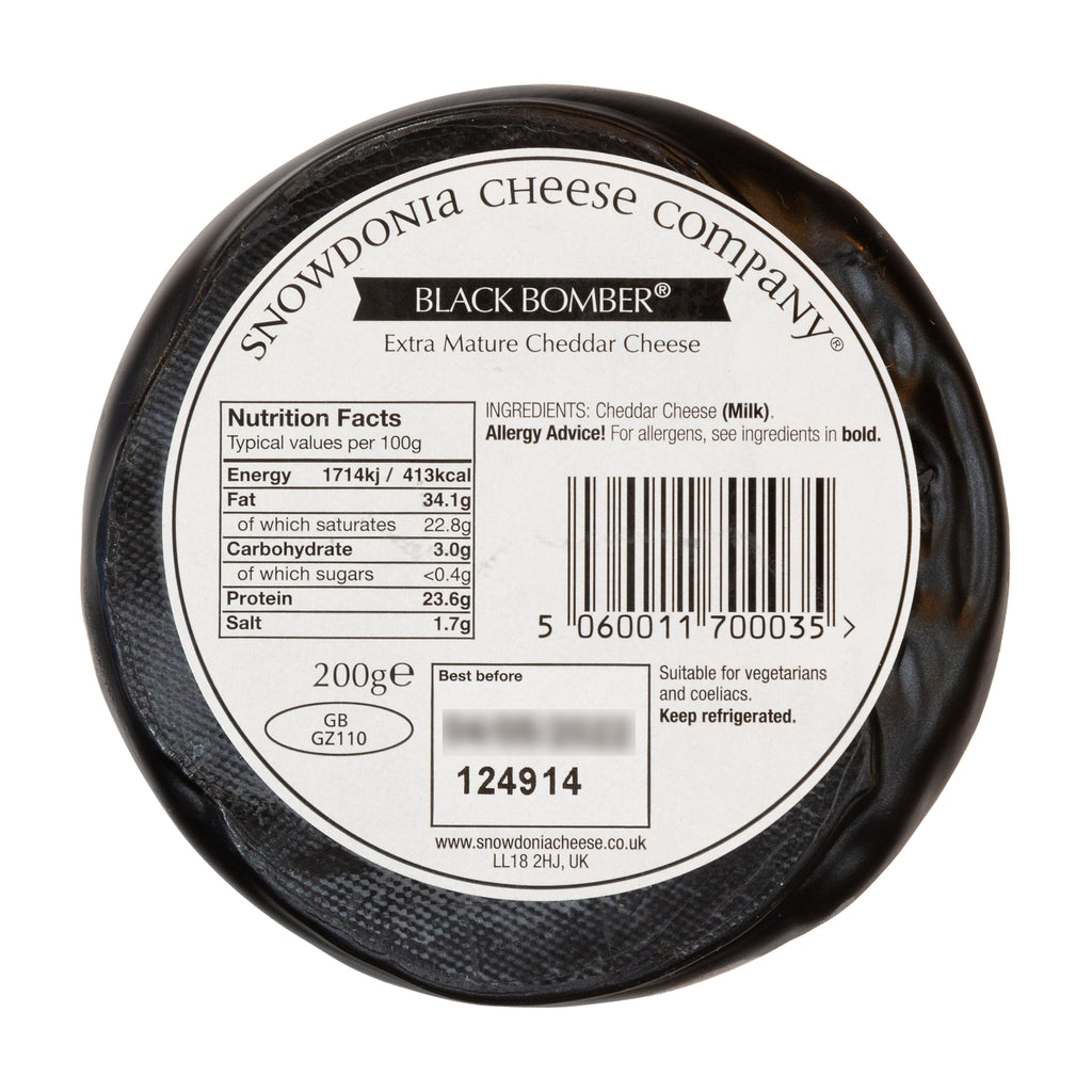 Snowdonia Cheese Company - Black Bomber Cheddar  200g