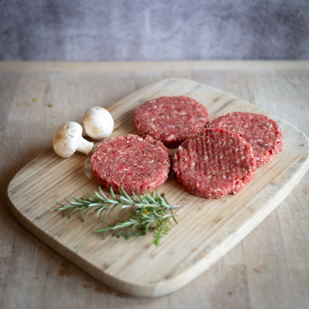 Lobbs Own Grass Fed Beef - 4oz Burgers Pack of 4
