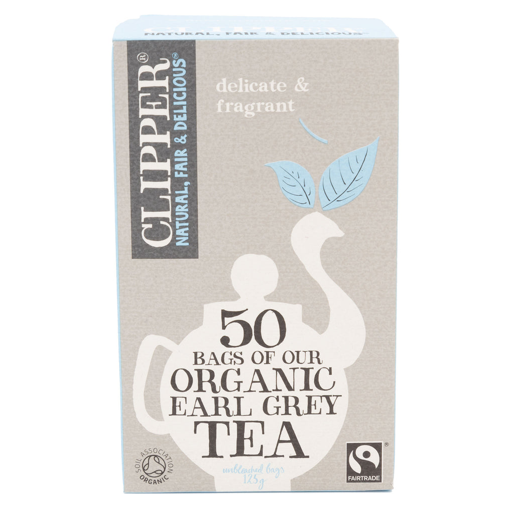 Clipper - Organic Earl Grey Tea 50 Tea Bags 125g