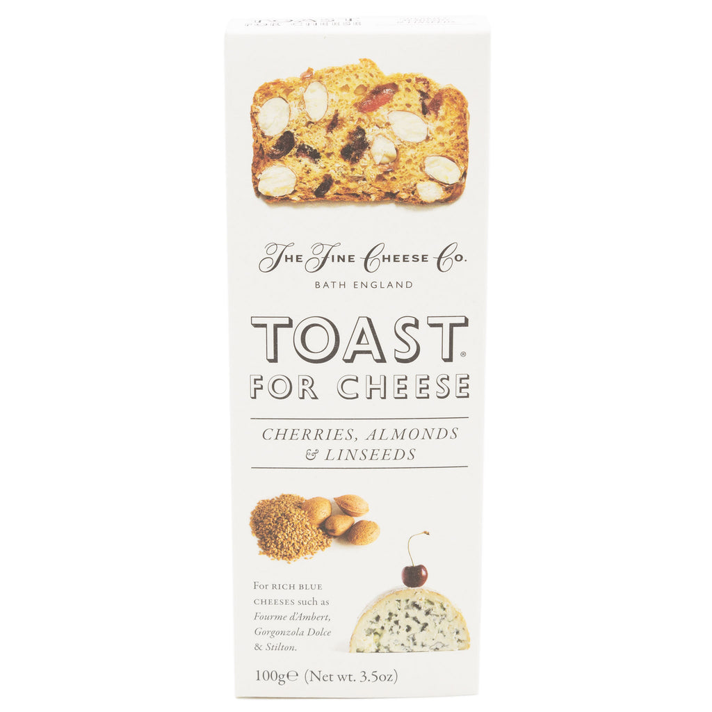The Fine Cheese Co - Toast For Cheese; Cherries, Almonds & Linseeds 100g