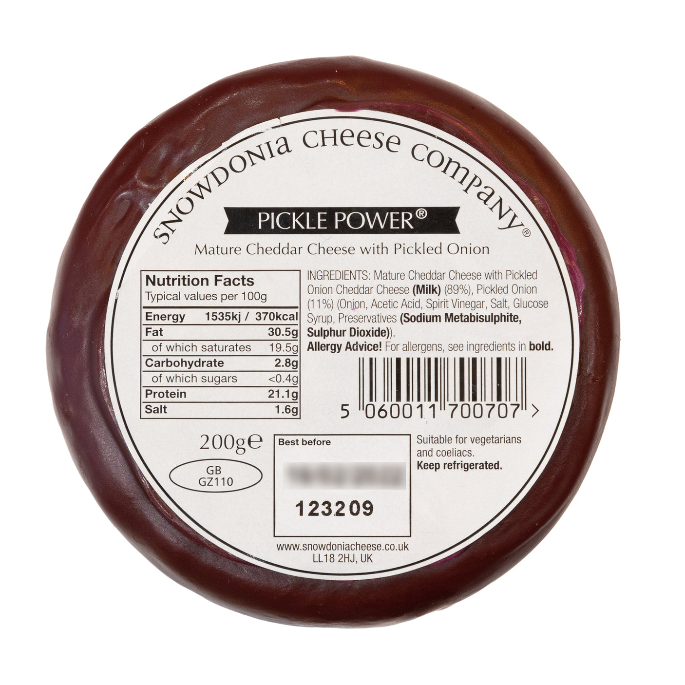 Snowdonia Cheese Company - Pickle Power Cheddar 200g