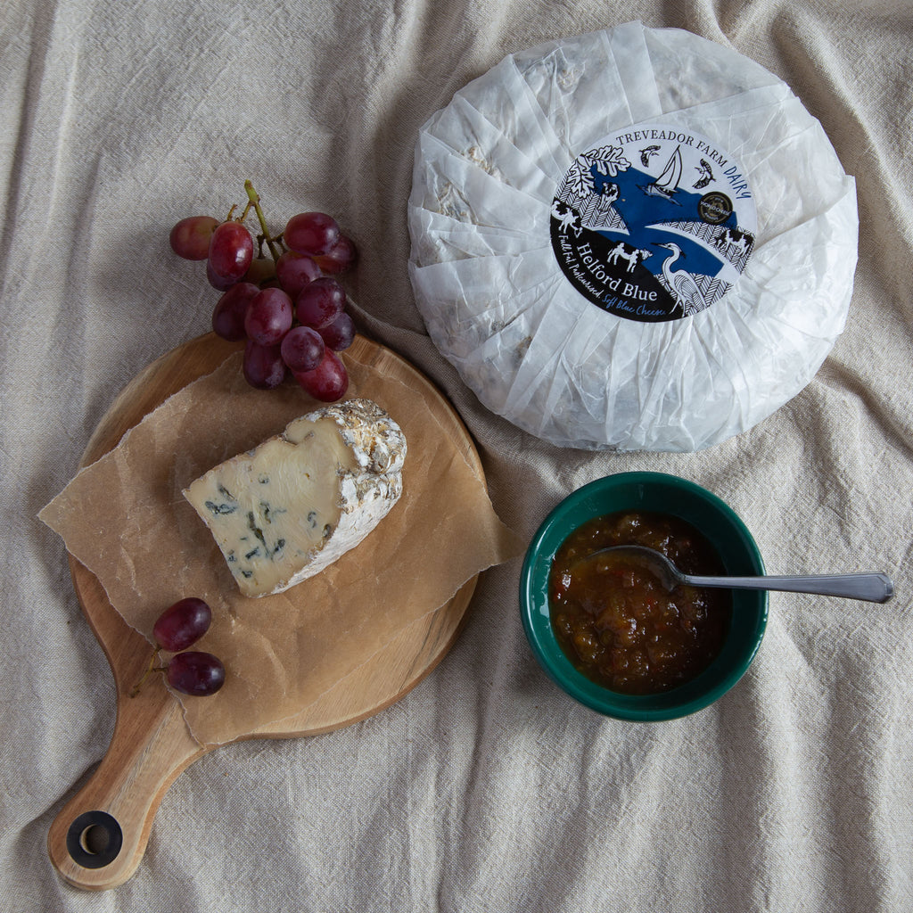 Lobbs Farm Shop Deli - Cheese - Helford Blue - Made in Cornwall