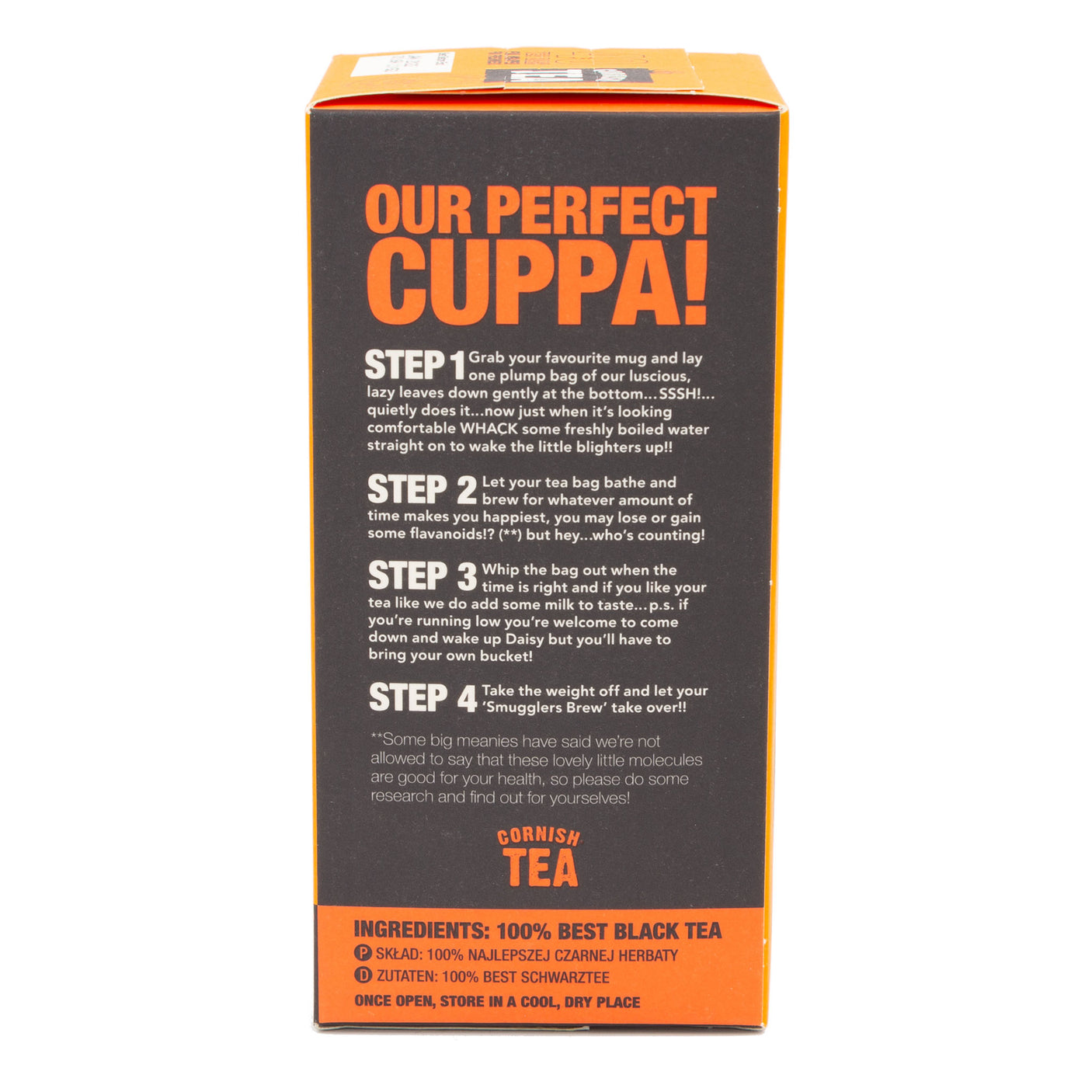 Cornish Tea - Smugglers Brew 40 Tea Bags 125g