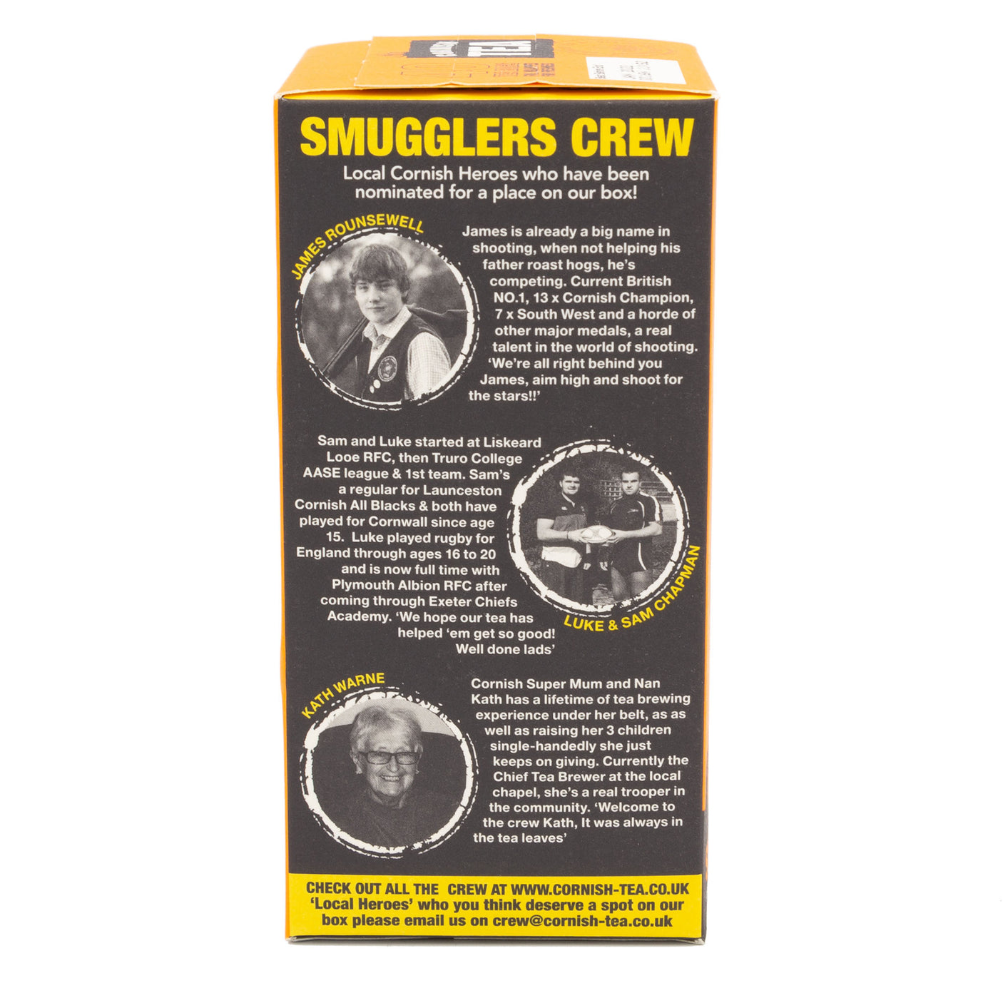 Cornish Tea - Smugglers Brew 40 Tea Bags 125g