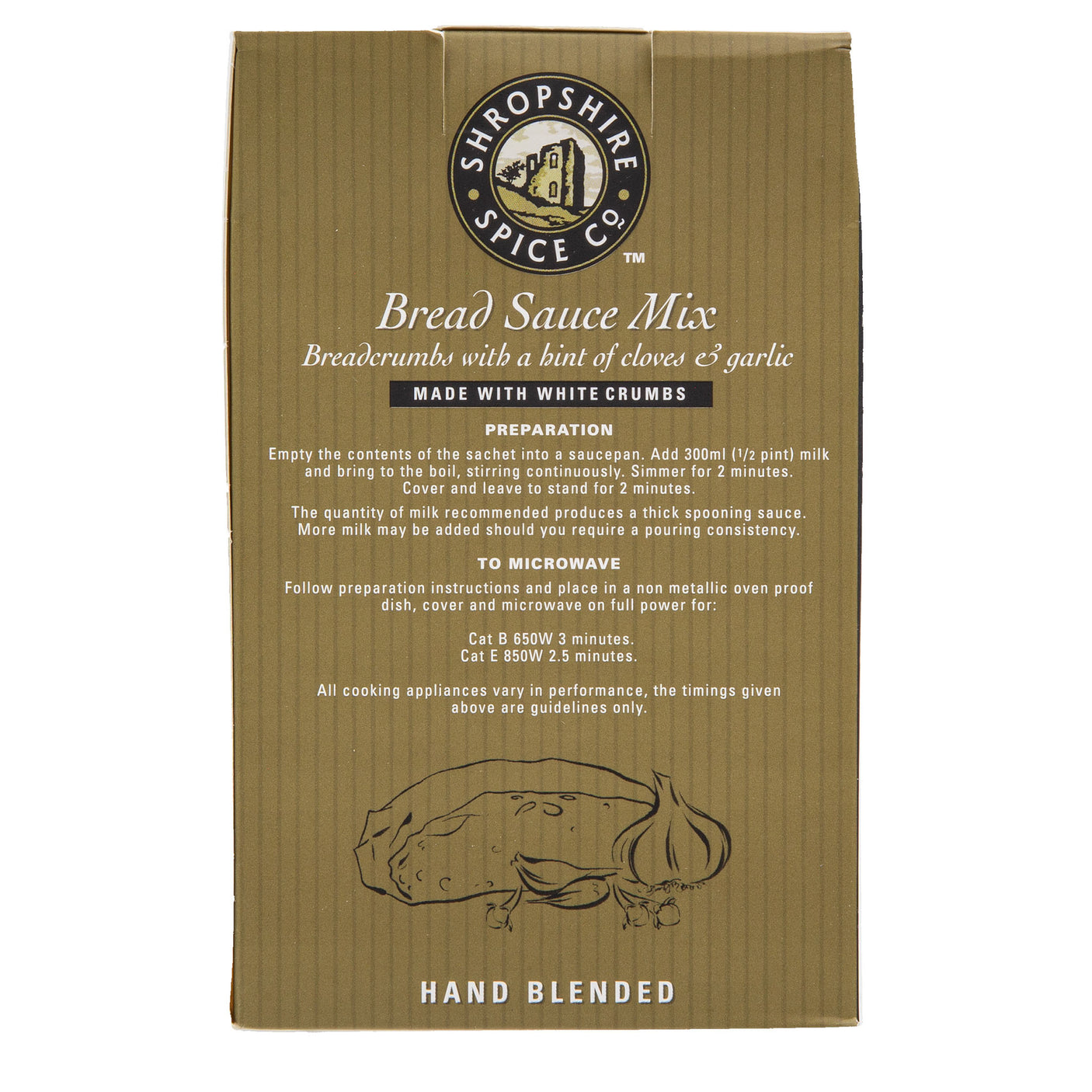 Shropshire Spice Co - Bread Sauce Mix 140g