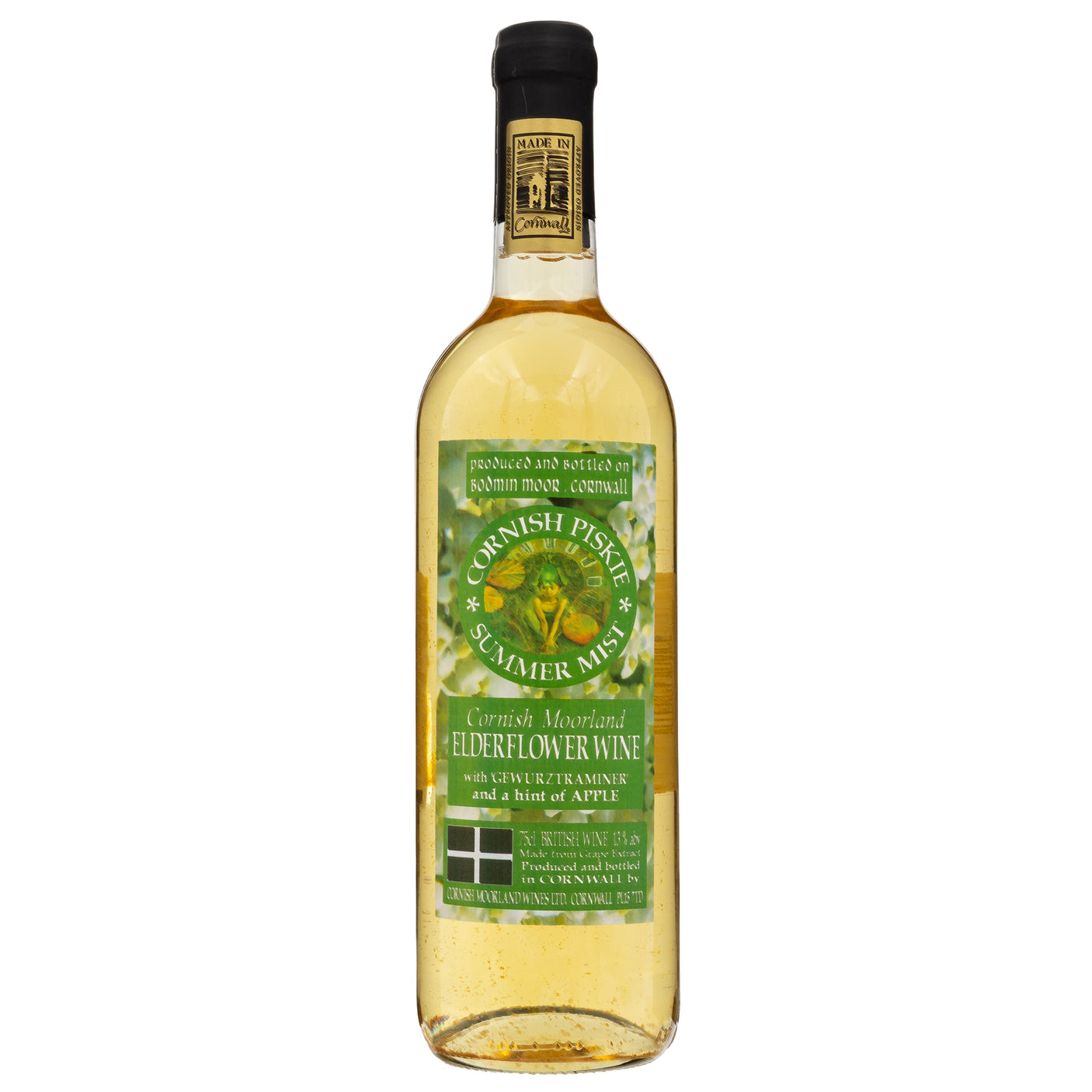 Cornish Moorland Wines - Elderflower Wine 75cl