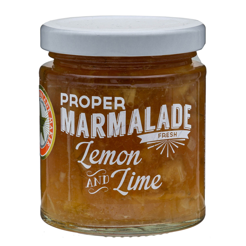 Lobbs Farm Shop, Heligan - The Proper Marmalade Co - Proper Marmalade, Lemon & Lime 225g - Made in Cornwall