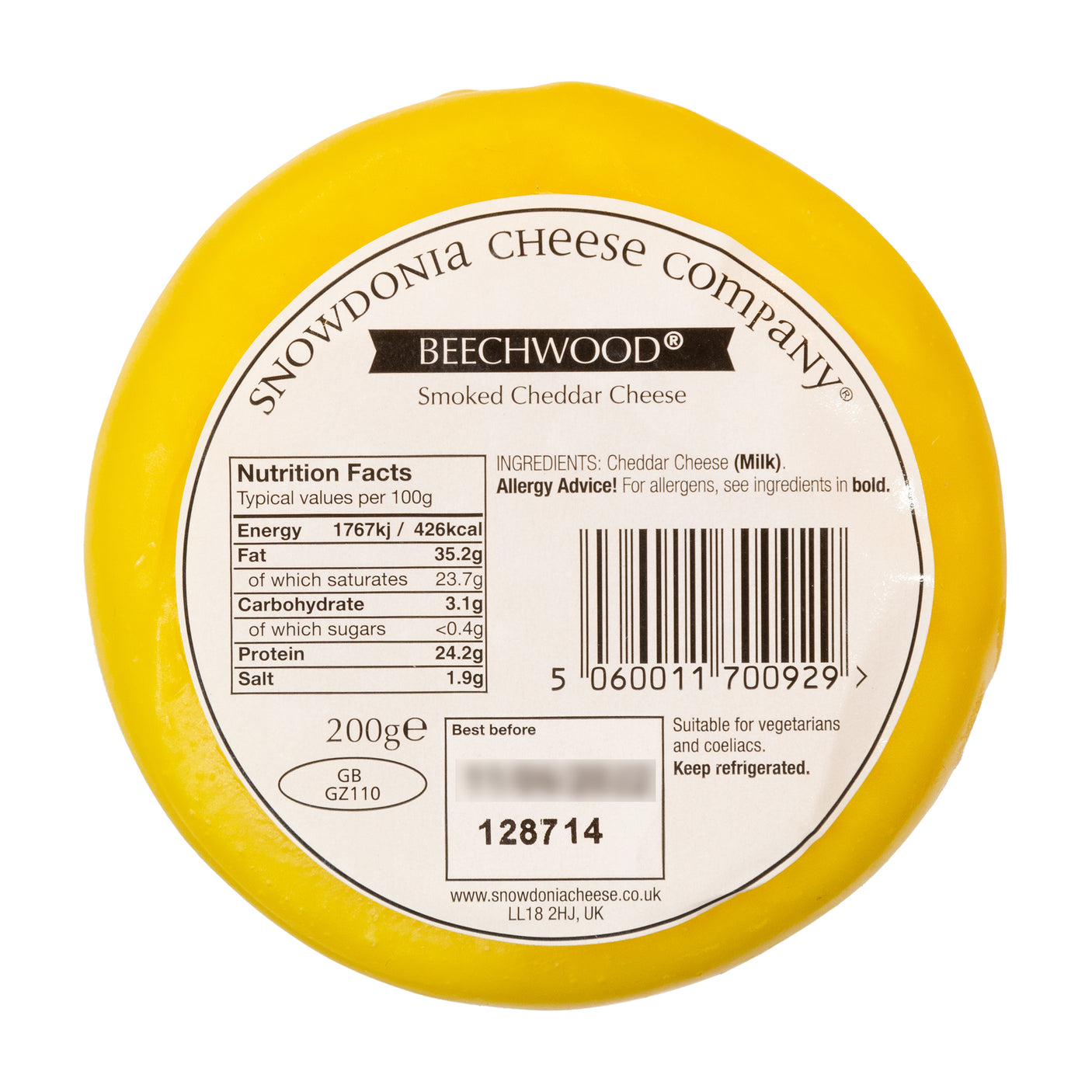 Snowdonia Cheese Company - Beechwood Cheddar 200g
