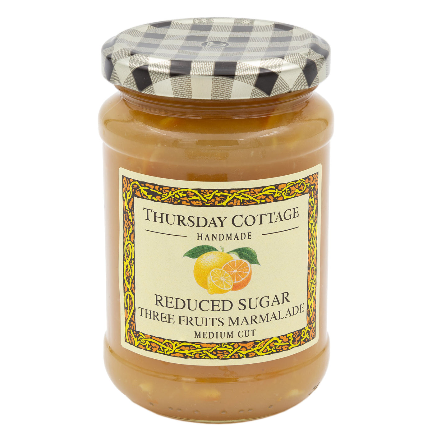 Thursday Cottage - Reduced Sugar Three Fruits Marmalade Medium Cut 315g