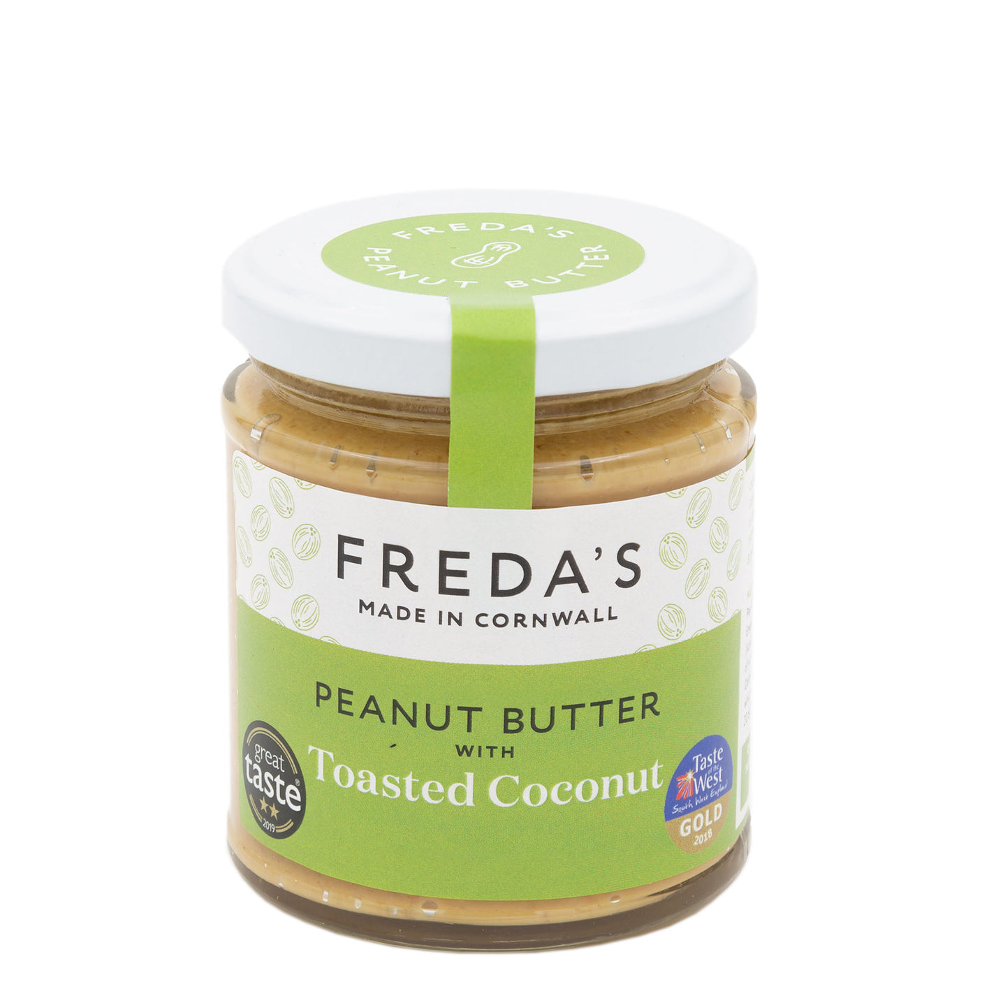 Freda's - Peanut Butter with Toasted Coconut 180g