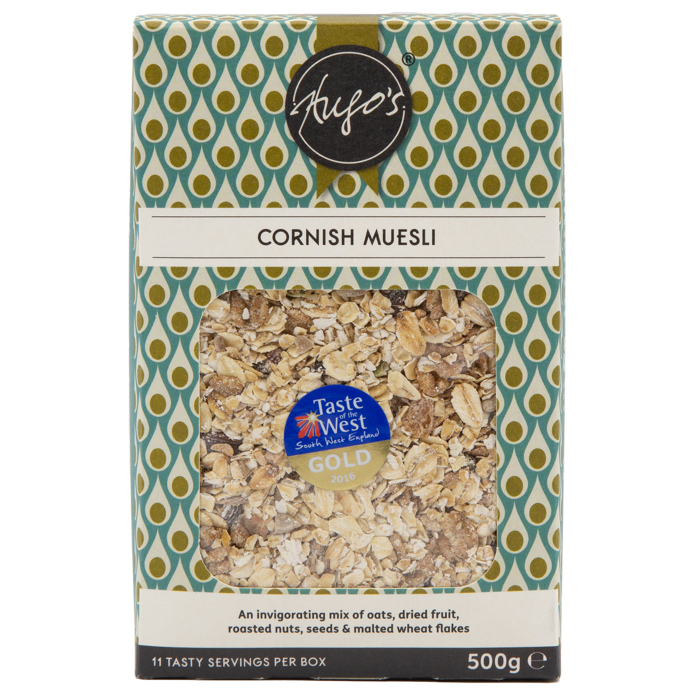 Hugo's Breakfast - Cornish Muesli 500g - Made in Cornwall