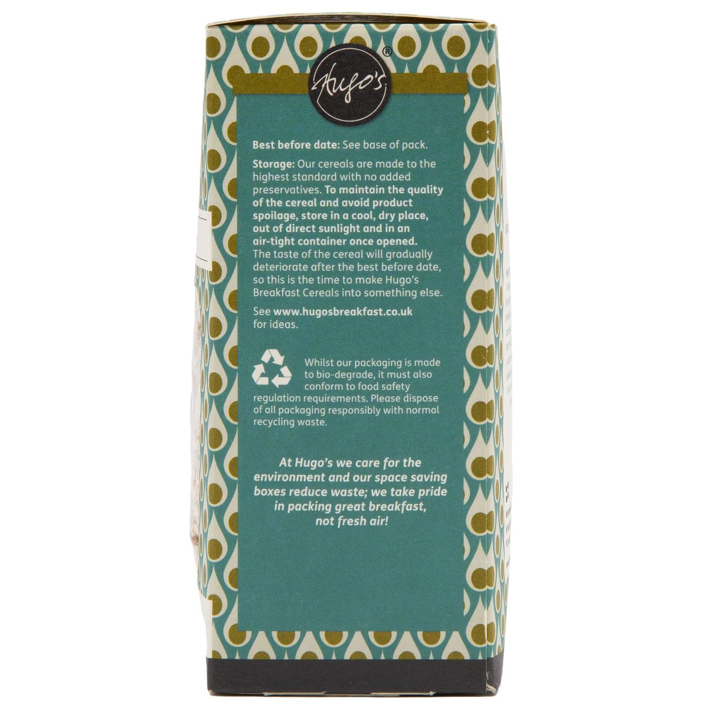 Hugo's Breakfast - Cornish Muesli 500g - Made in Cornwall