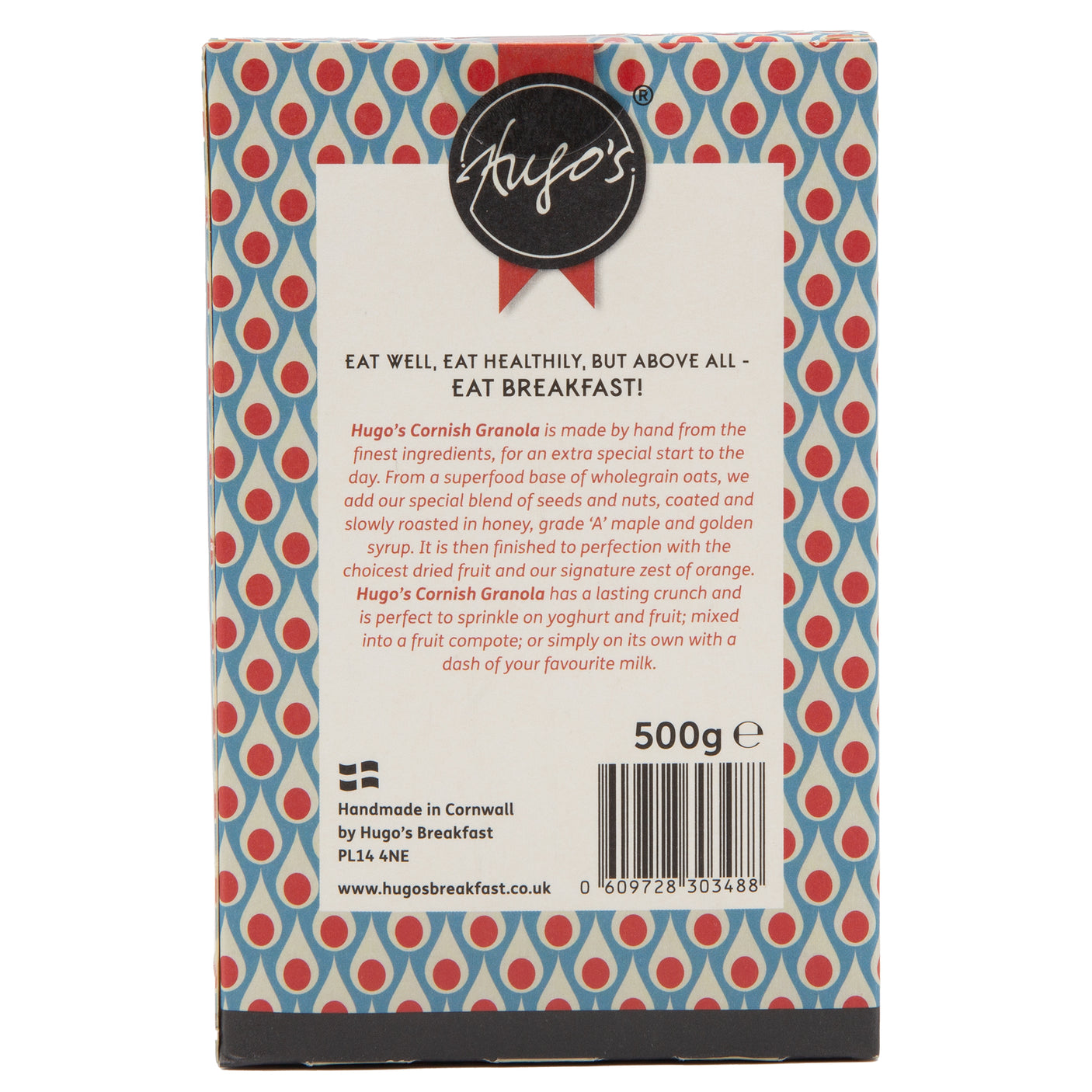 Hugo's Breakfast - Cornish Granola 500g