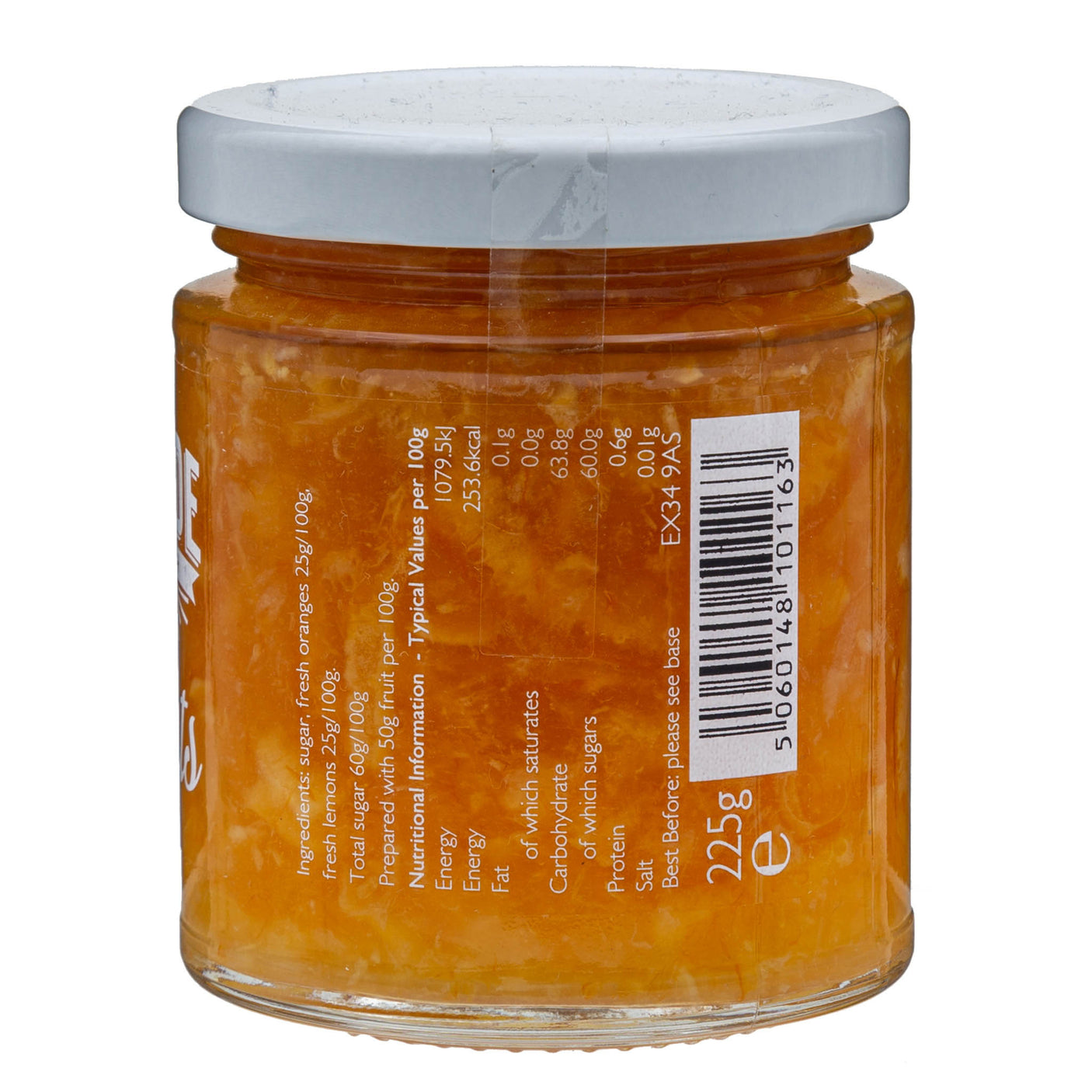 Lobbs Farm Shop, Heligan - The Proper Marmalade Co - Proper Marmalade, St Clements 225g - Made in Cornwall