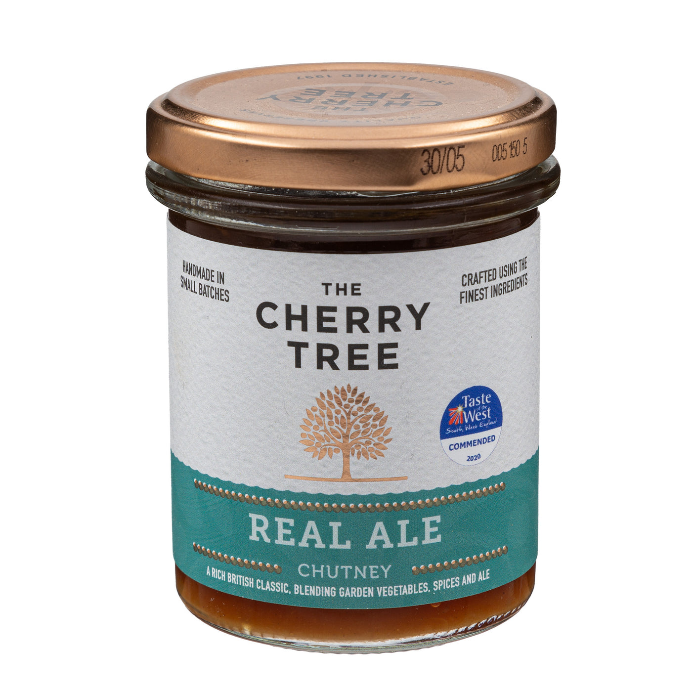 Lobbs Farm Shop, Heligan - The Cherry Tree - Real Ale Chutney 210g