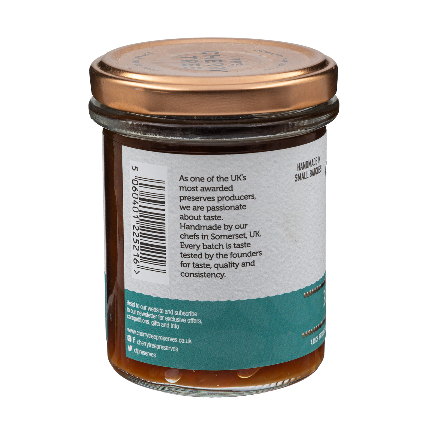 Lobbs Farm Shop, Heligan - The Cherry Tree - Real Ale Chutney 210g