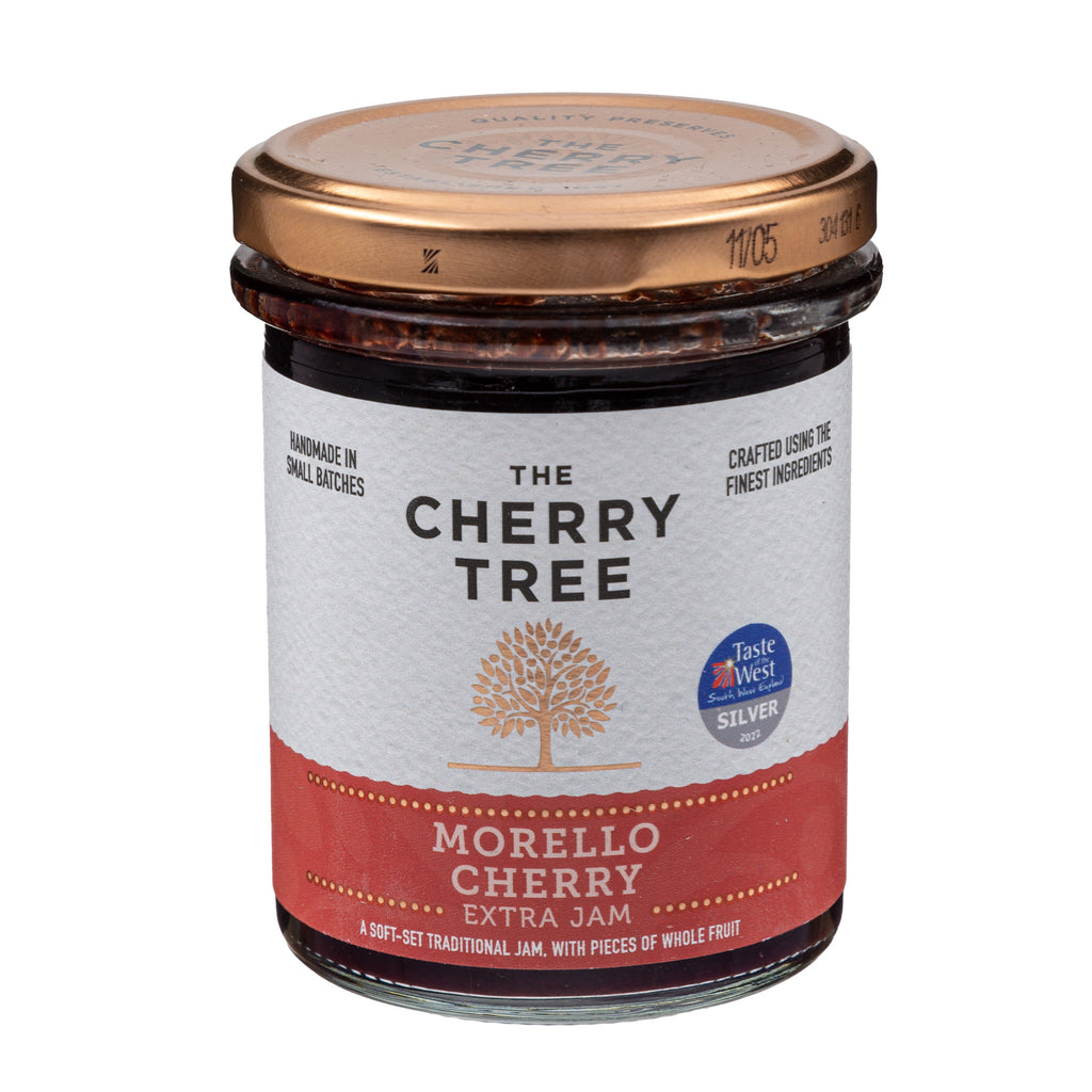 Lobbs Farm Shop, Heligan - The Cherry Tree - Morello Cherry Extra Jam 225g