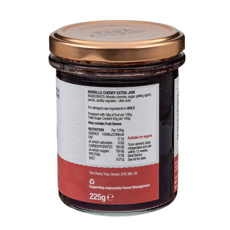 Lobbs Farm Shop, Heligan - The Cherry Tree - Morello Cherry Extra Jam 225g