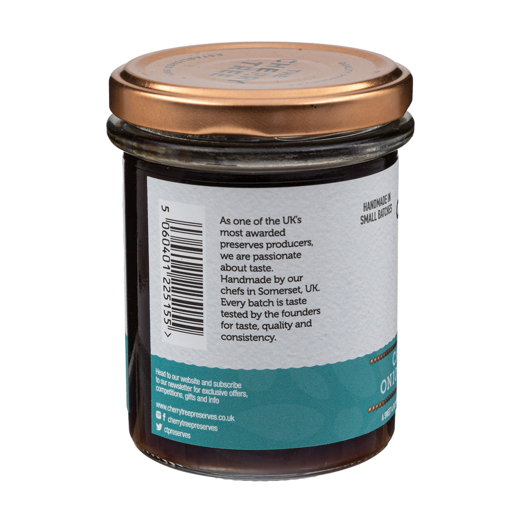 Lobbs Farm Shop, Heligan - The Cherry Tree - Caramelised Onion Marmalade Chutney 210g