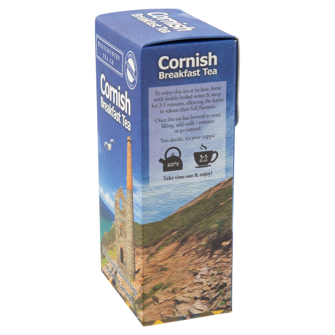 Westcountry Tea Co - Cornish Breakfast Tea - 20 Loose Leaf Bags 60g