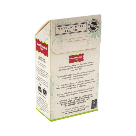 Lobbs Farm Shop, Heligan - Westcountry Tea Co - Decaffeinated Tea - 20 Loose Leaf Bags 50g