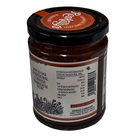 Lobbs Farm Shop, Heligan, Cornwall - Roskilly's Farmhouse Three Fruits Marmalade 360g - Made in Cornwall