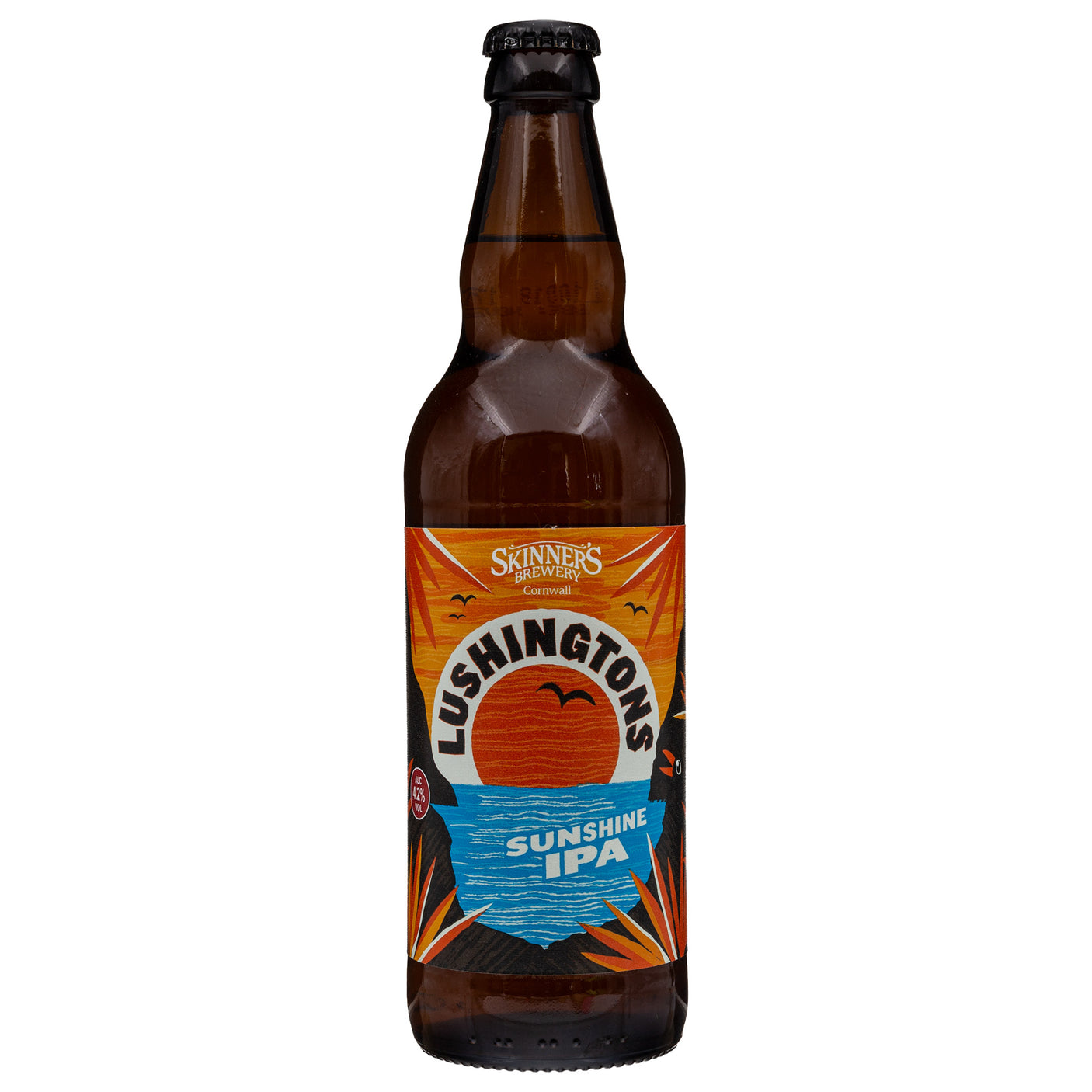 Lobbs Farm Shop, Heligan, Cornwall - Skinners Brewery - Lushingtons Sunshine IPA 500ml