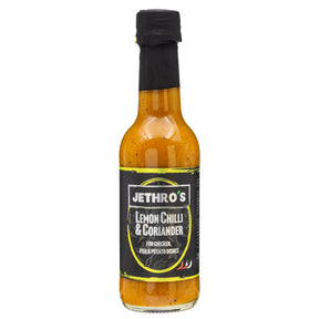 Lobbs Farm Shop, Heligan, Cornwall - Jethro's - Lemon, Chilli & Coriander 250ml