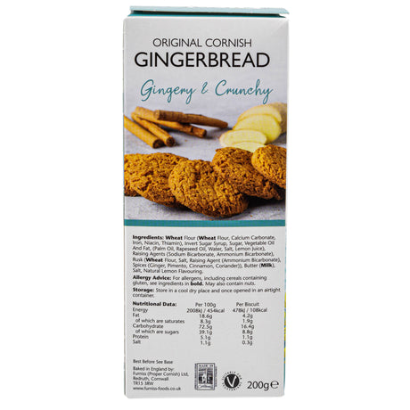 Lobbs Farm Shop, Heligan - Furniss - Cornish Gingerbread 200g - Made in Cornwall