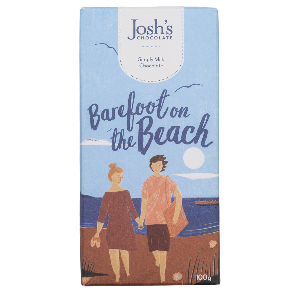 Josh's Chocolate - Barefoot On The Beach 100g - Made in Cornwall