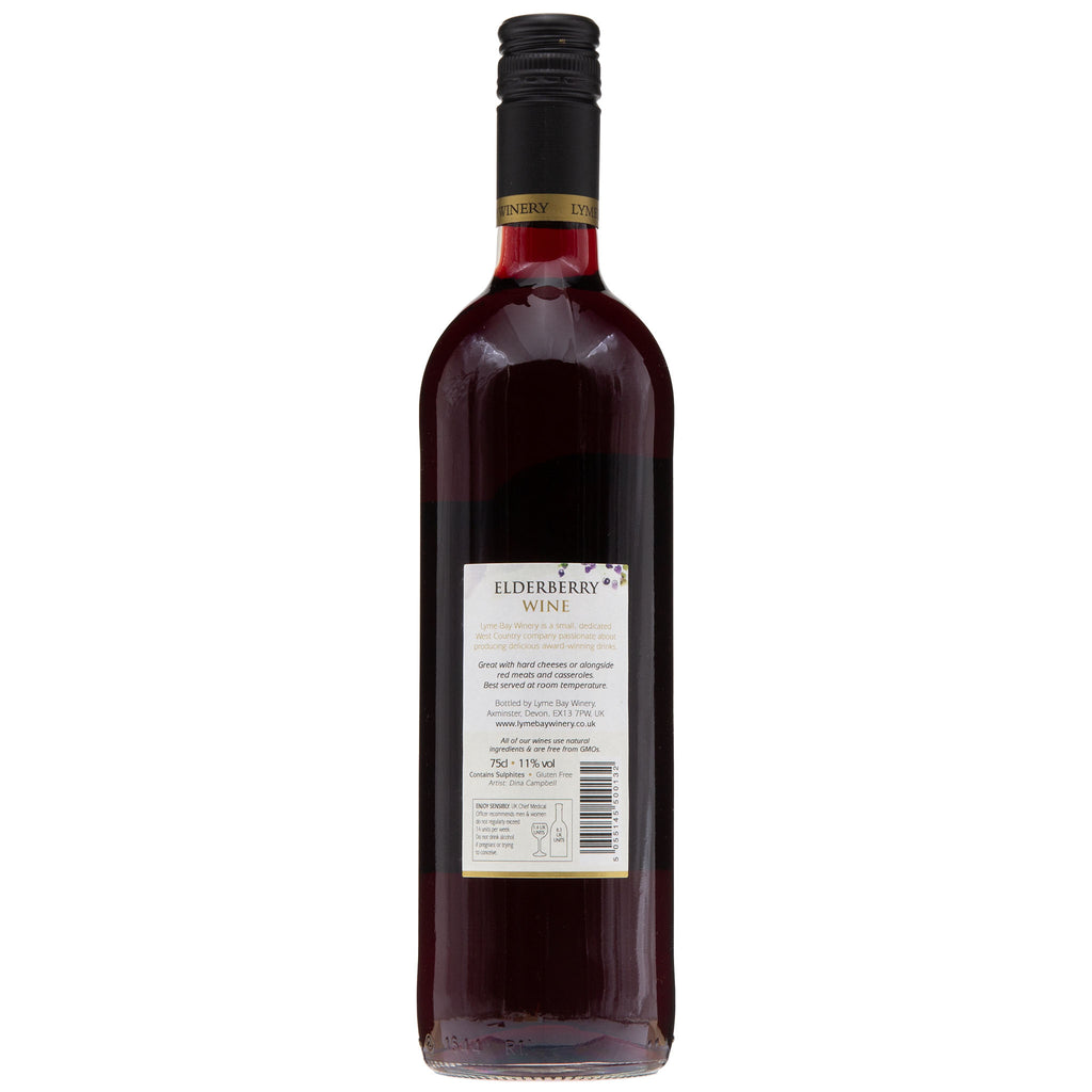 Lyme Bay Winery - Elderberry Wine 75cl