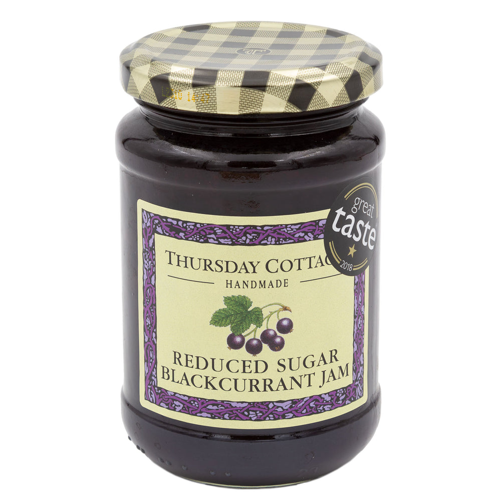Thursday Cottage - Reduced Sugar Blackcurrant Jam 315g